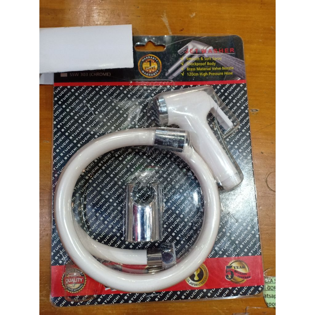 semprotan kloset/jet sparay putih