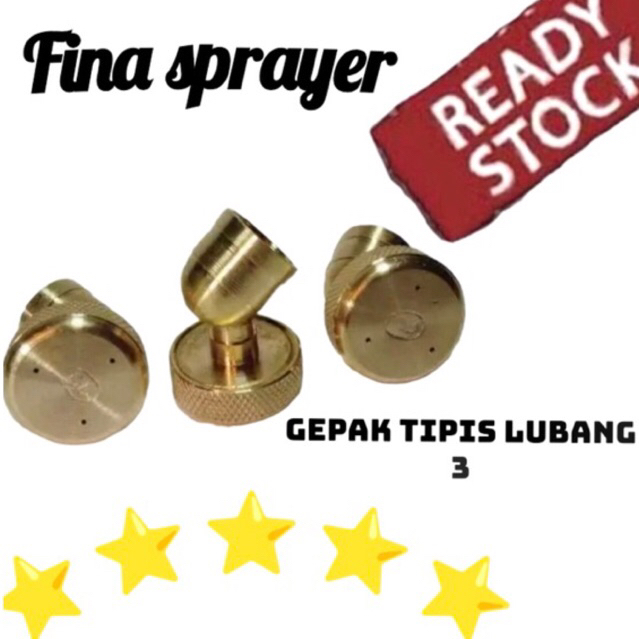 nozzle sprayer lobang 3