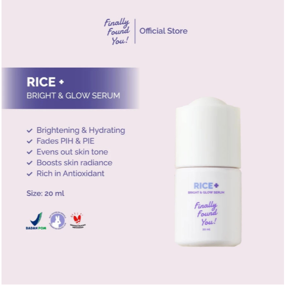 Finally Found You! RICE + BRIGHT & GLOW SERUM 20ml