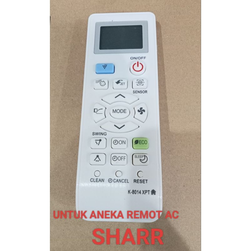 Remot ac sharp bonos beterai