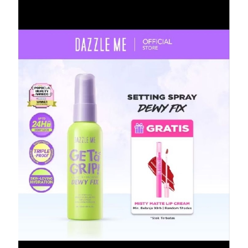 setting spray dazzel me