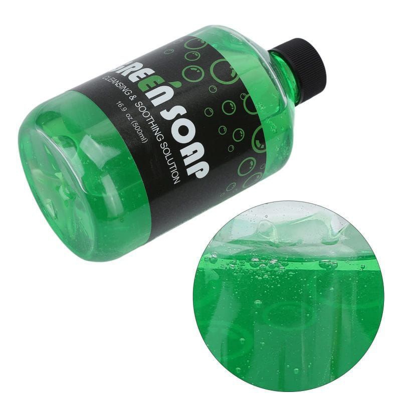 500ml GREEN SOAP cleansing & shooting solition