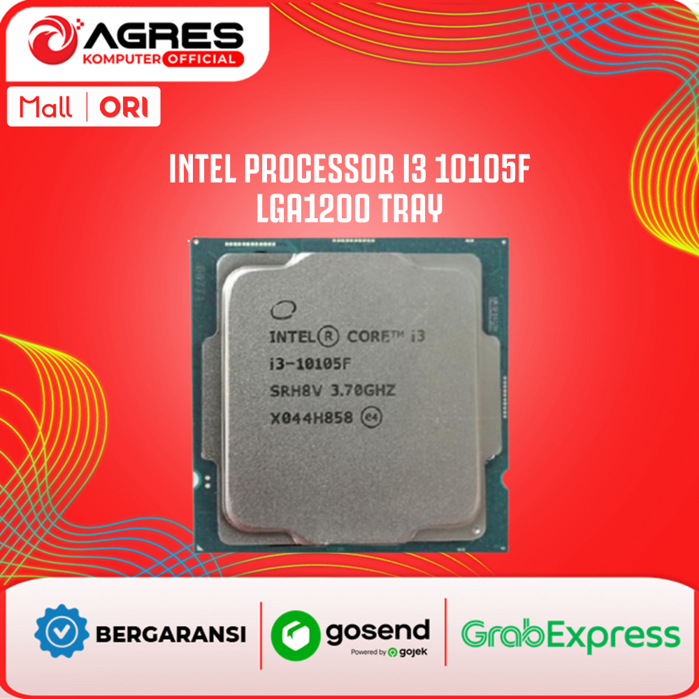INTEL PROCESSOR I3 10105F LGA1200 1Y TRAY