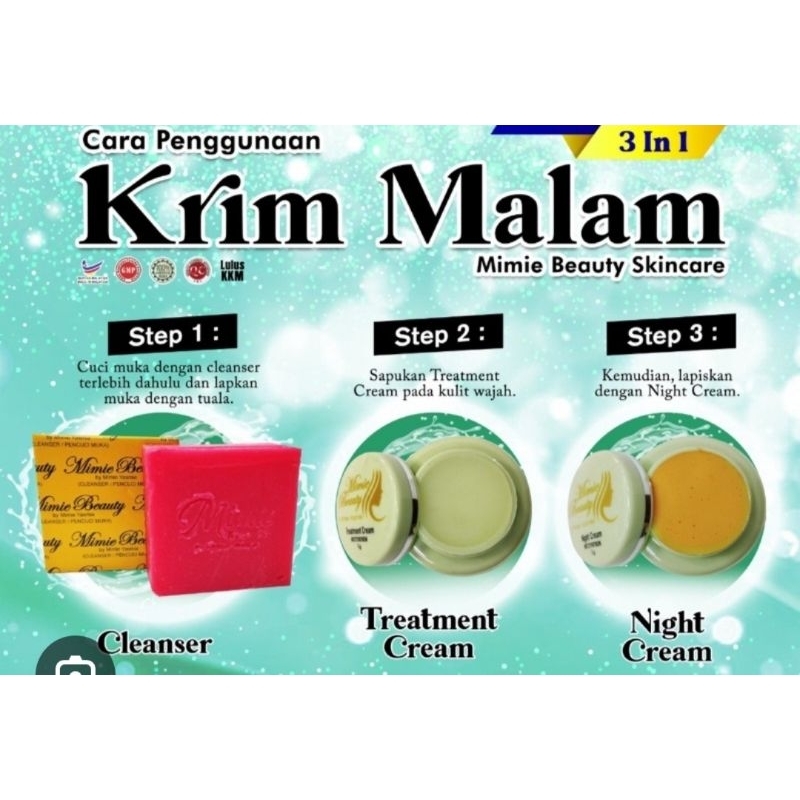 set malam MimieBeutyskincare
