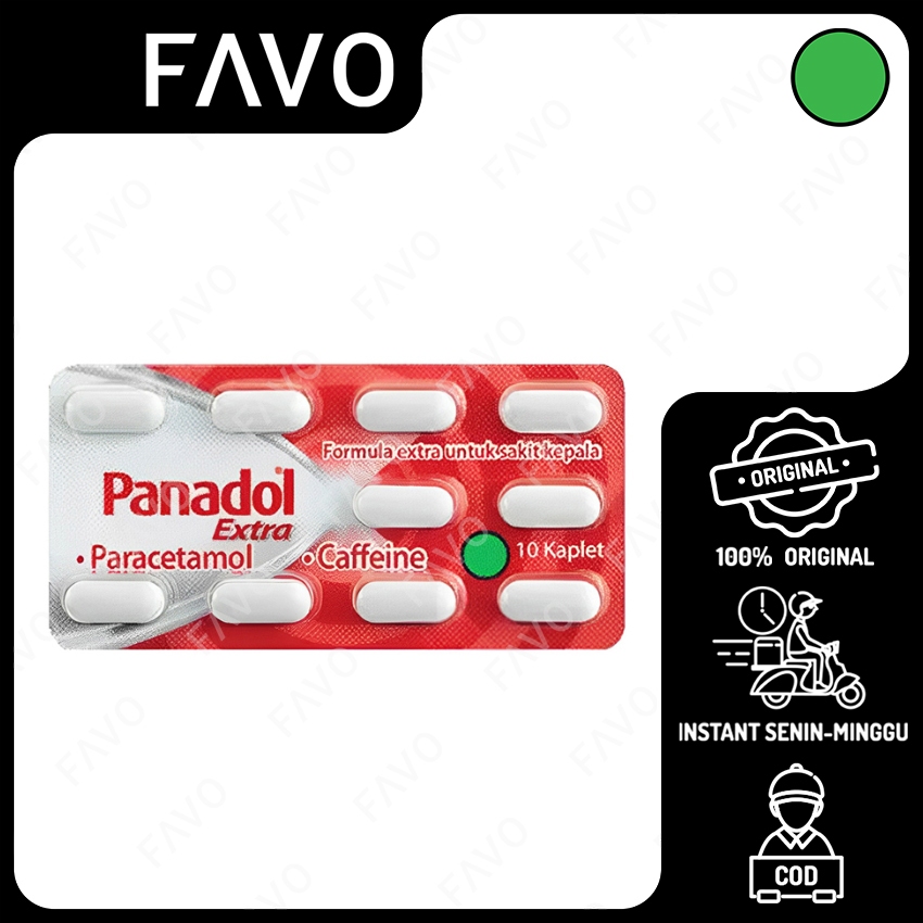 Panadol Extra Obat Sakit Kepala - 10 Tablet
