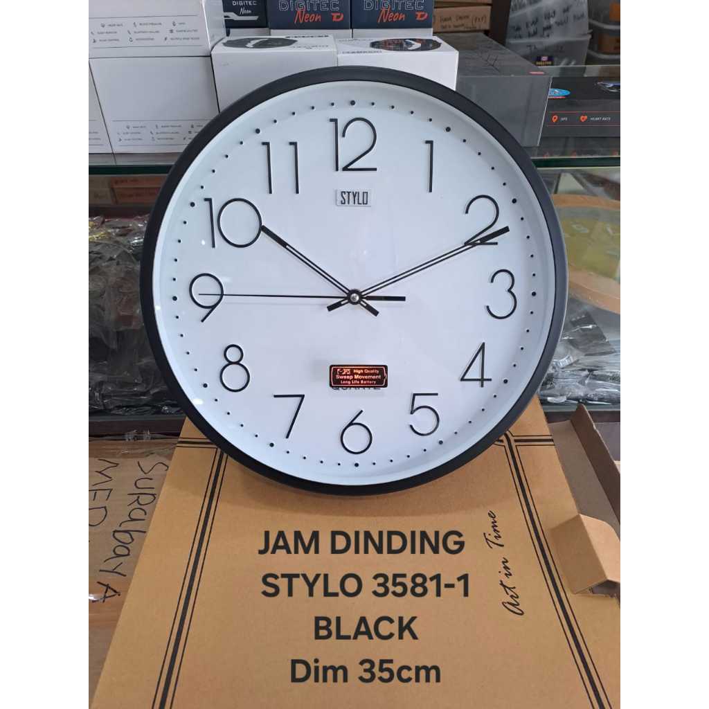 Jam Dinding Stylo Diameter 35cm