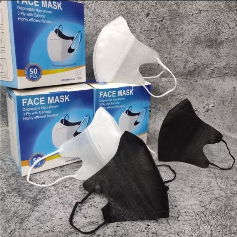 ( Cod ) Masker Ducbill  Face Mask Isi 50 Pcs