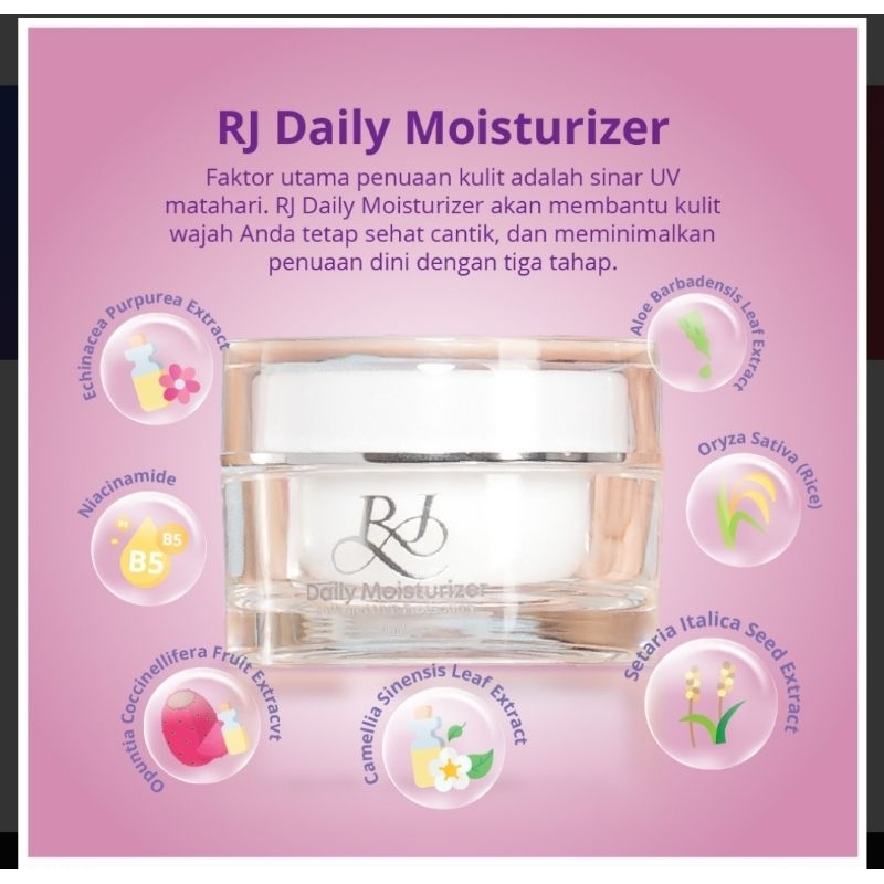RJ Daily Moisturizer 30 gr