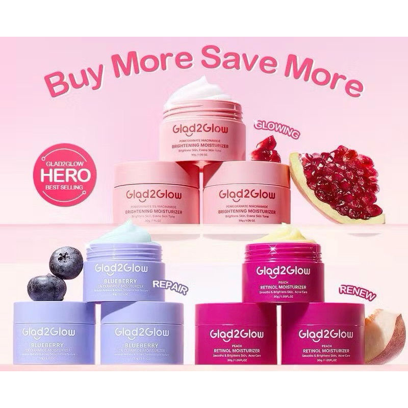 Glad2Glow Moisturizer - face Equipment