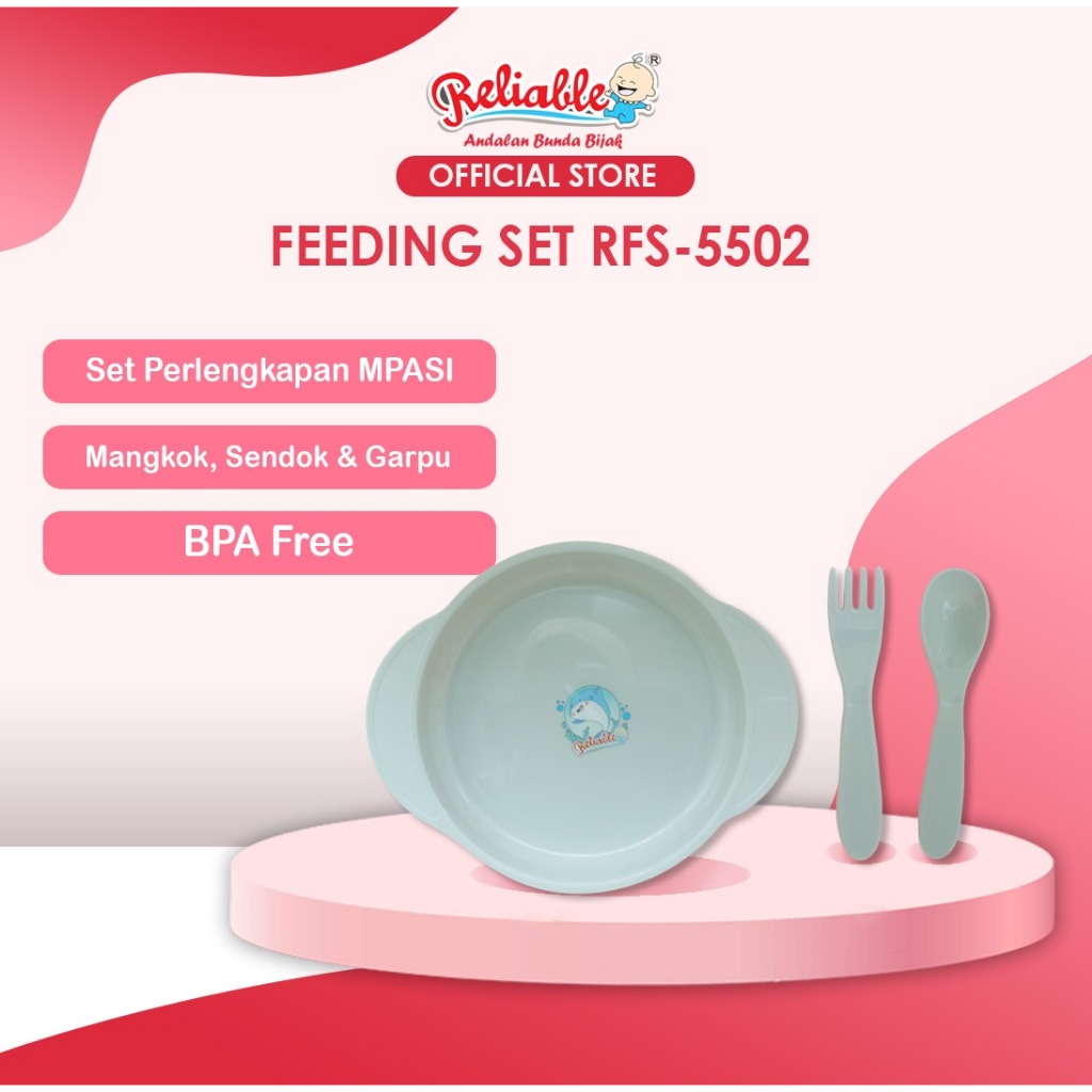 Reliable Feeding Set Piring & Sendok Garpu