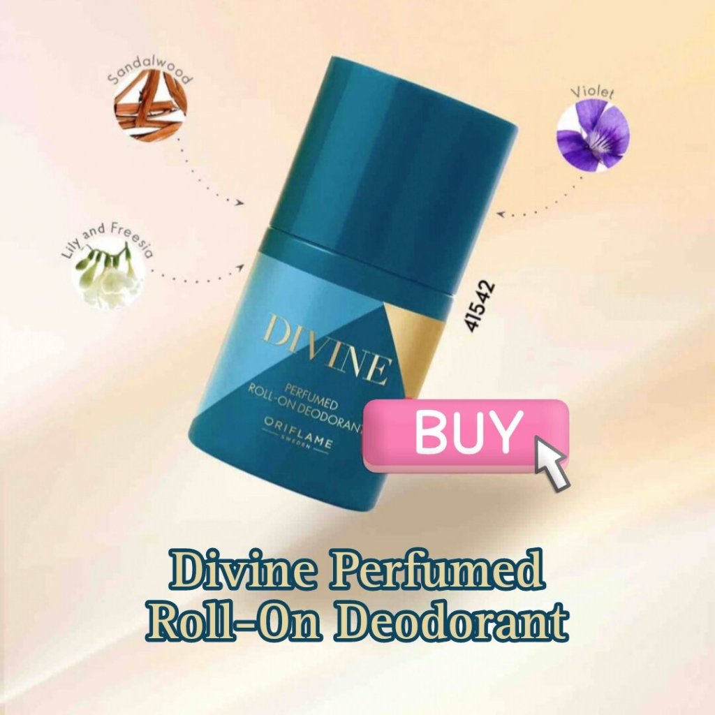 Divine Perfumed Roll-On Deodorant