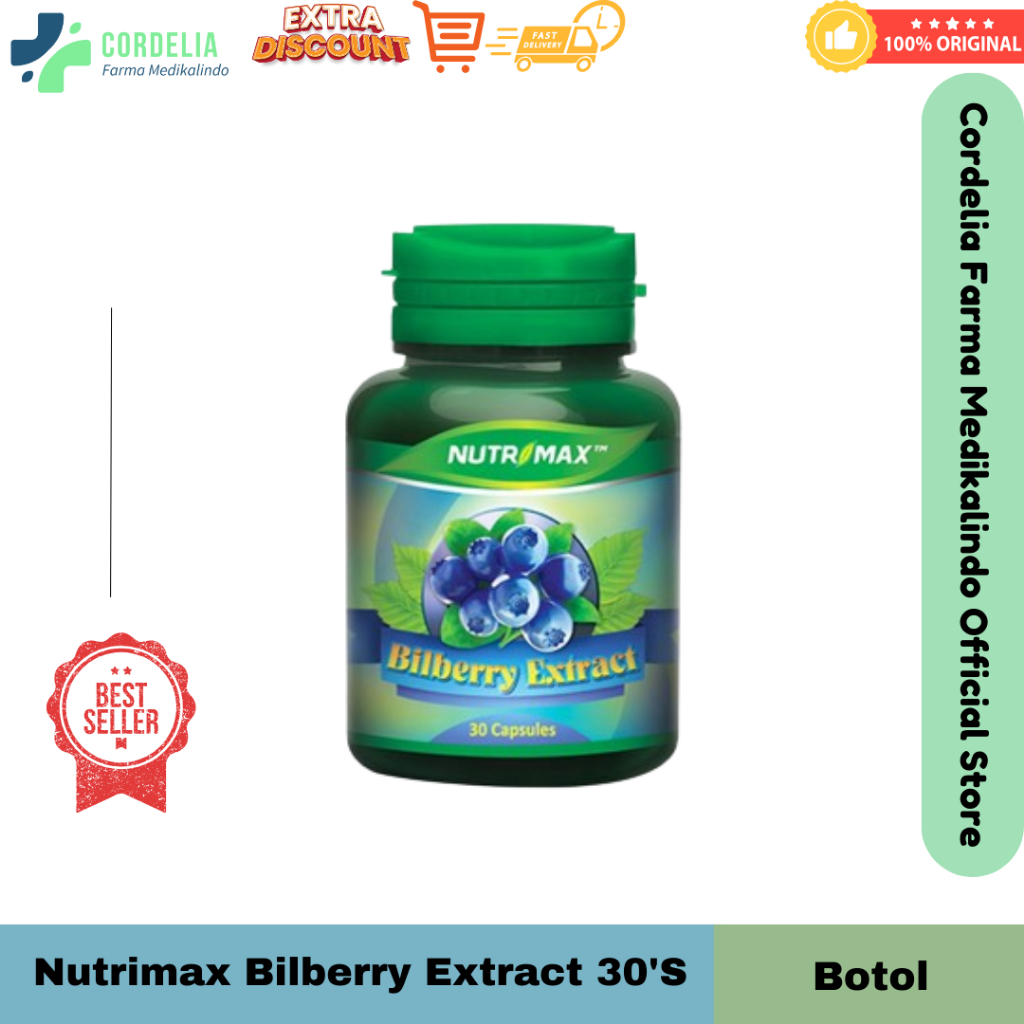 Nutrimax Bilberry 30's