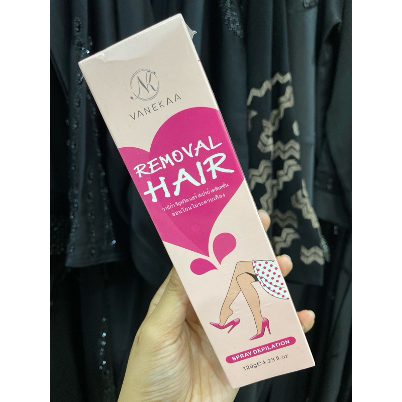 spray removal hair