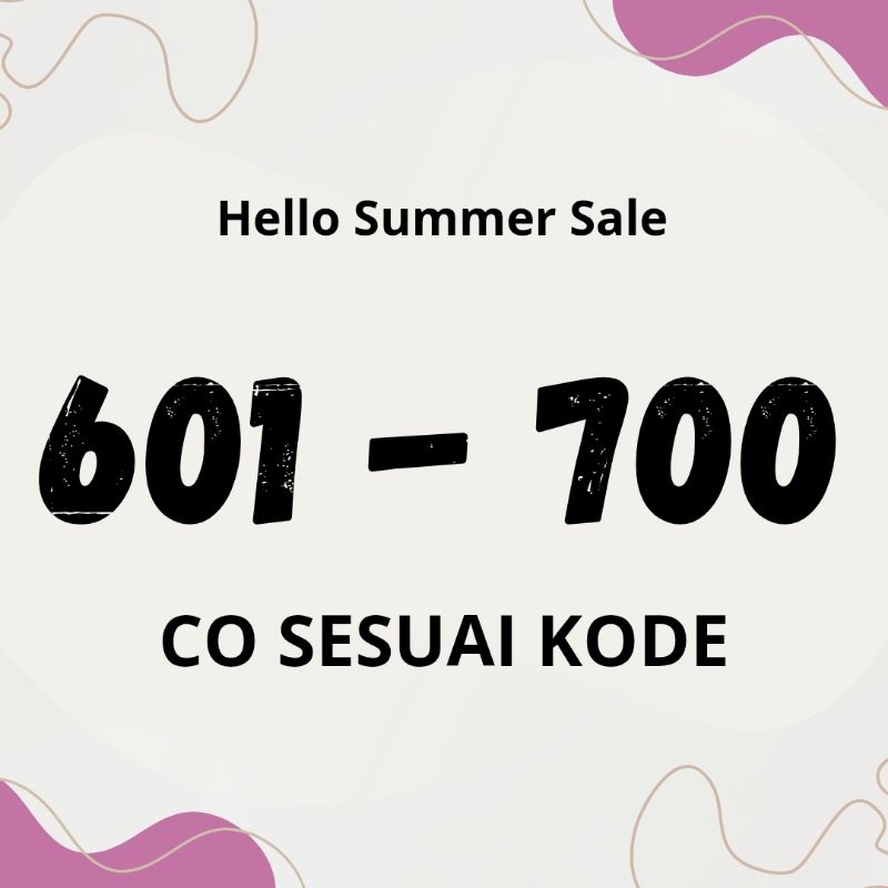 KODE CO 601-700