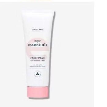 43908 Glow Essentials Face Wash with vitamins E & B3