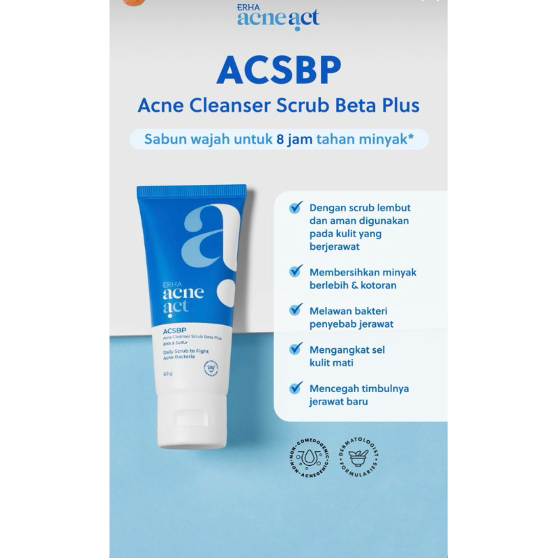 ErhaAcne Cleanser Scrub betaplus
