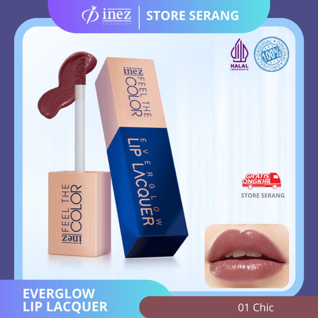 INEZ - Everglow Lip Lacquer Shiny & Plump