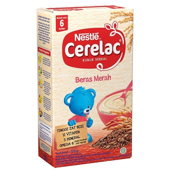 CERELAC BERAS MERAH 120GR/40