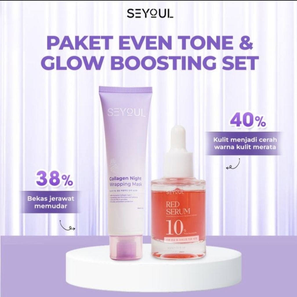 PAKET EVEN TONE & GLOW BOOSTING SET