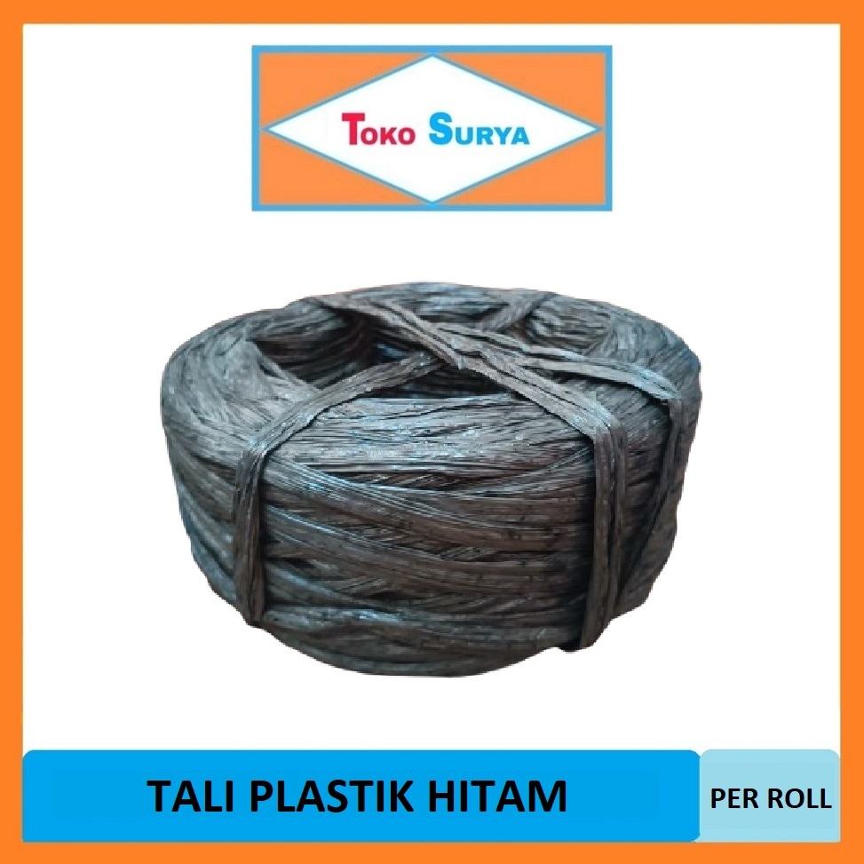 Tali Plastik Hitam Roll