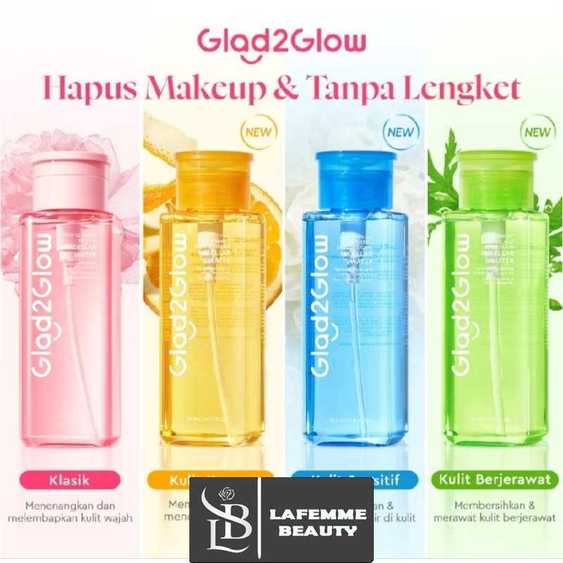 LB - Glad2Glow Micellar Water 300ml with Soft Texture