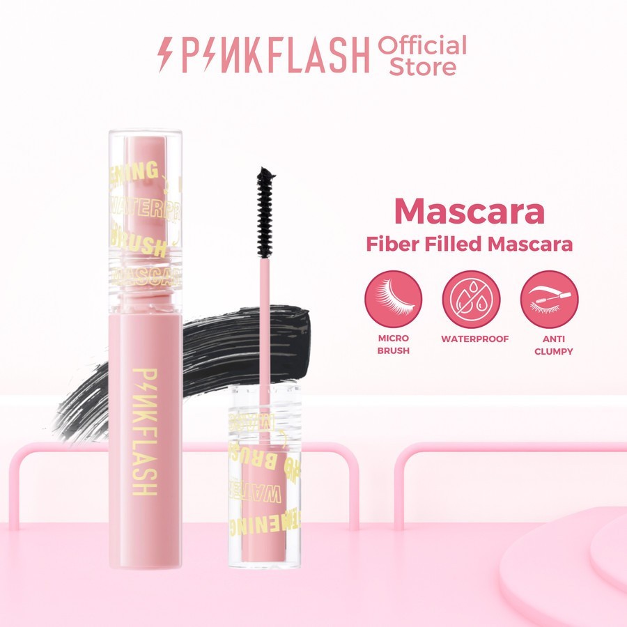 Pinkflash Lengthening Waterproof Micro Brush Mascara