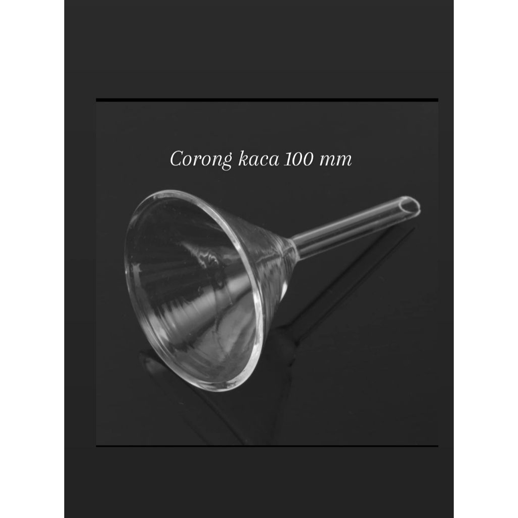 corong/funnel 100 mm pyrex