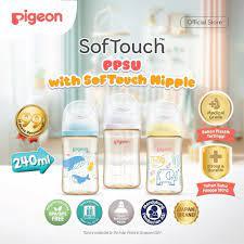 PIGEON BOTOL SOFTTOUCH PPSU 240ML/160ML