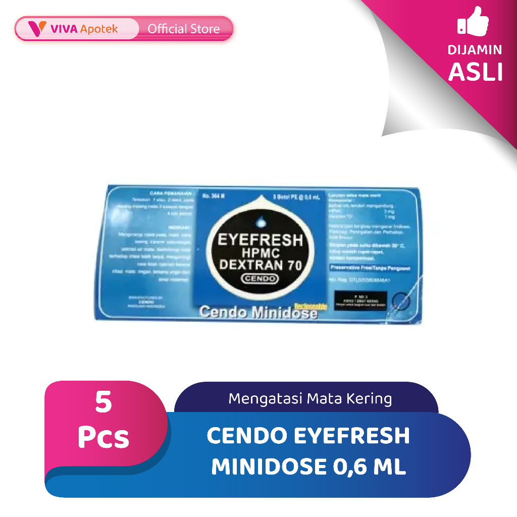 Cendo Eyefresh Minidose 0,6 ml (5 Pcs)