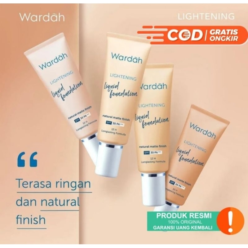 Wardah Lightening Liquid Foundation 6ml