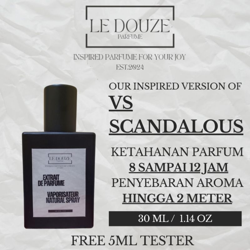 EXTRAIT DE PARFUME SCANDALOUS - VS INSPIRED BY LE DOUZE