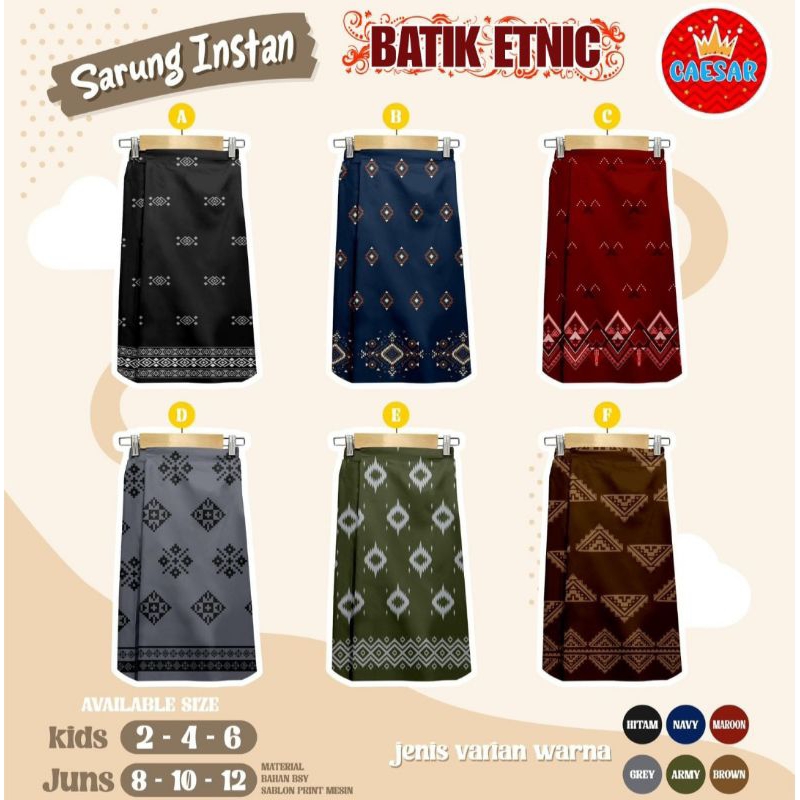 SARUNG INSTAN ETNIC by Caesar