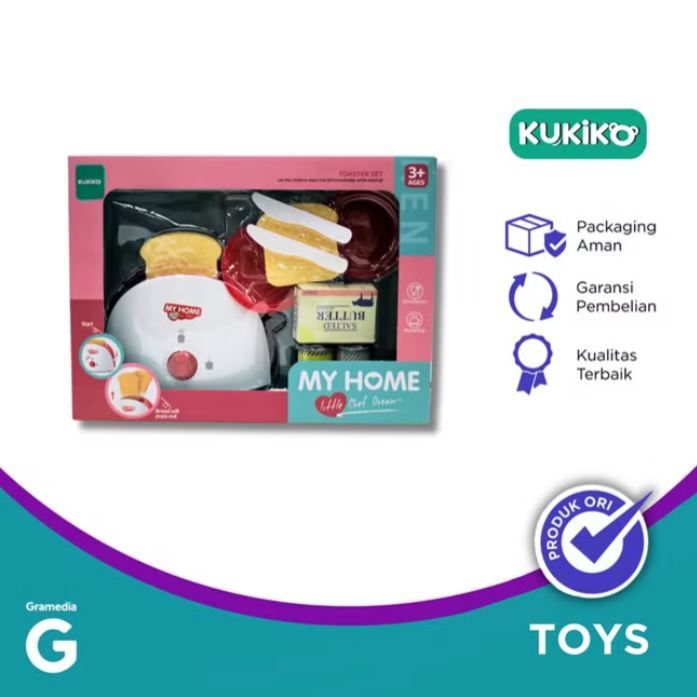 Gramedia Batam - Kukiko Bread Toaster Set 3227