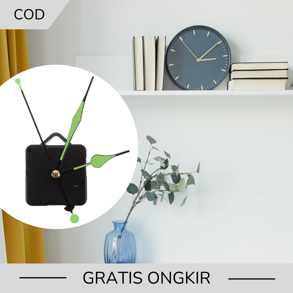 Mesin Jam Dinding DIY Replacement Silent Movement Quartz Clock