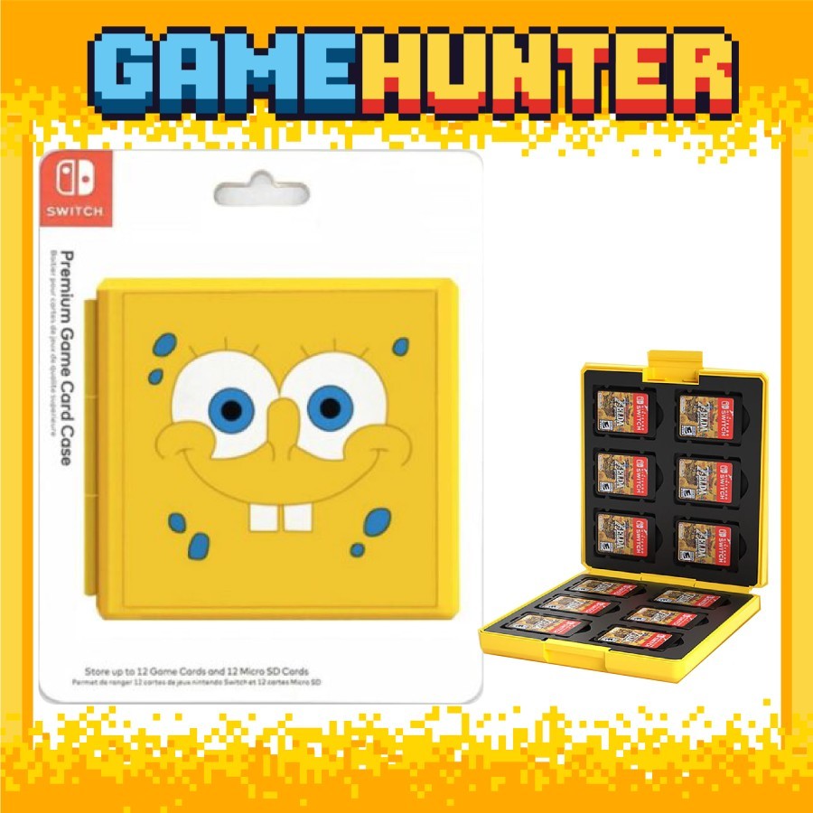Nintendo Switch Premium Case Game Card Spongebob