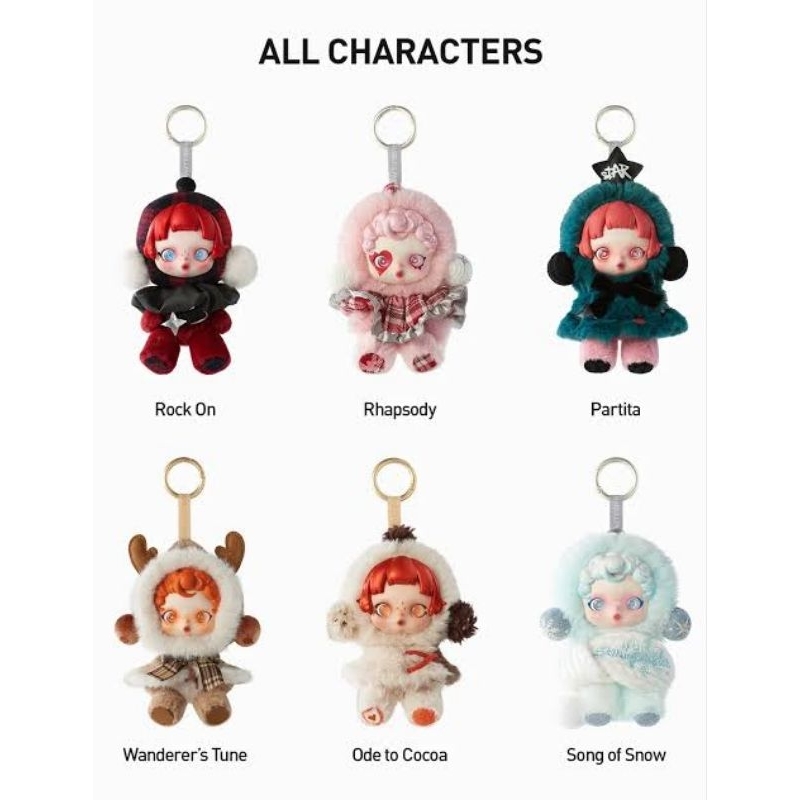 Selected SKULLPANDA Winter Symphony Series Plush