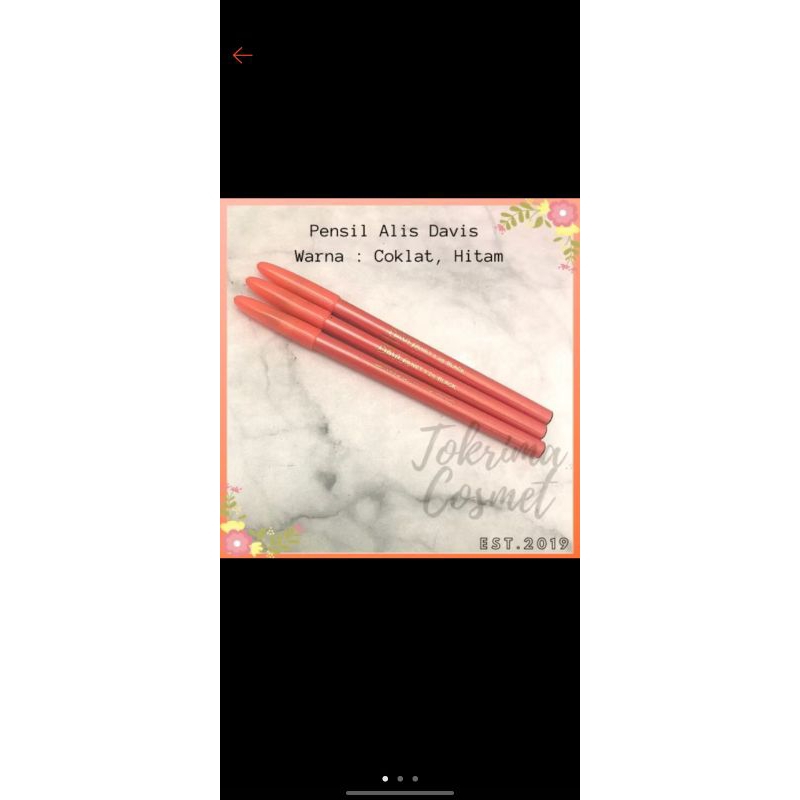 pensil alis davis waterproof