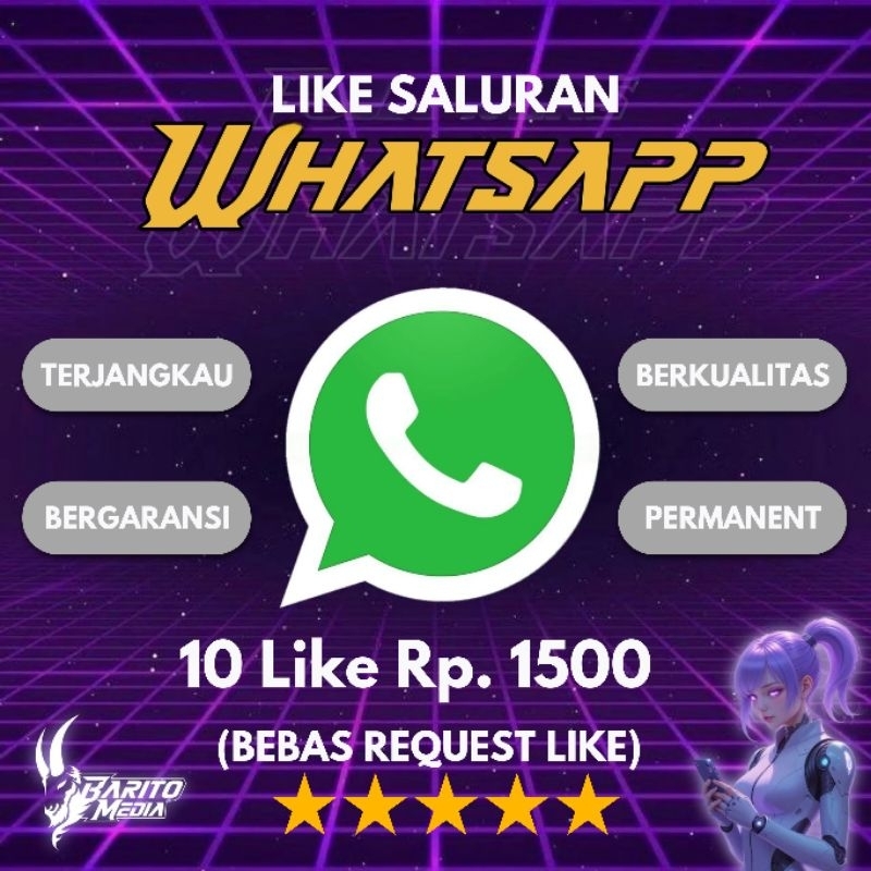 Like SALURAN WHATSAPP HIGHQUALITY | BEBAS REQUEST | PERMANEN