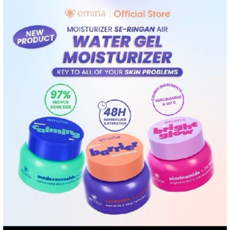 Emina moisturizer gel 30gr