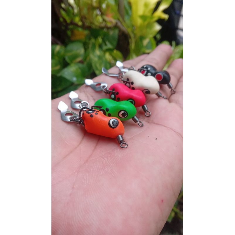 Soft Frog Rasa Jaws 3cm Super Berisik Umpan Casting Gabus