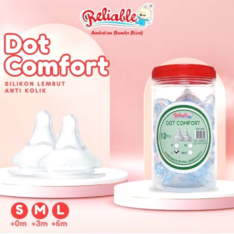 Reliable Dot Comfort Wide Neck 1pcs