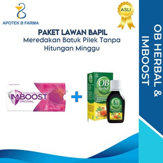 PAKET BATUK DAN FLU - Imboost + OB Herbal