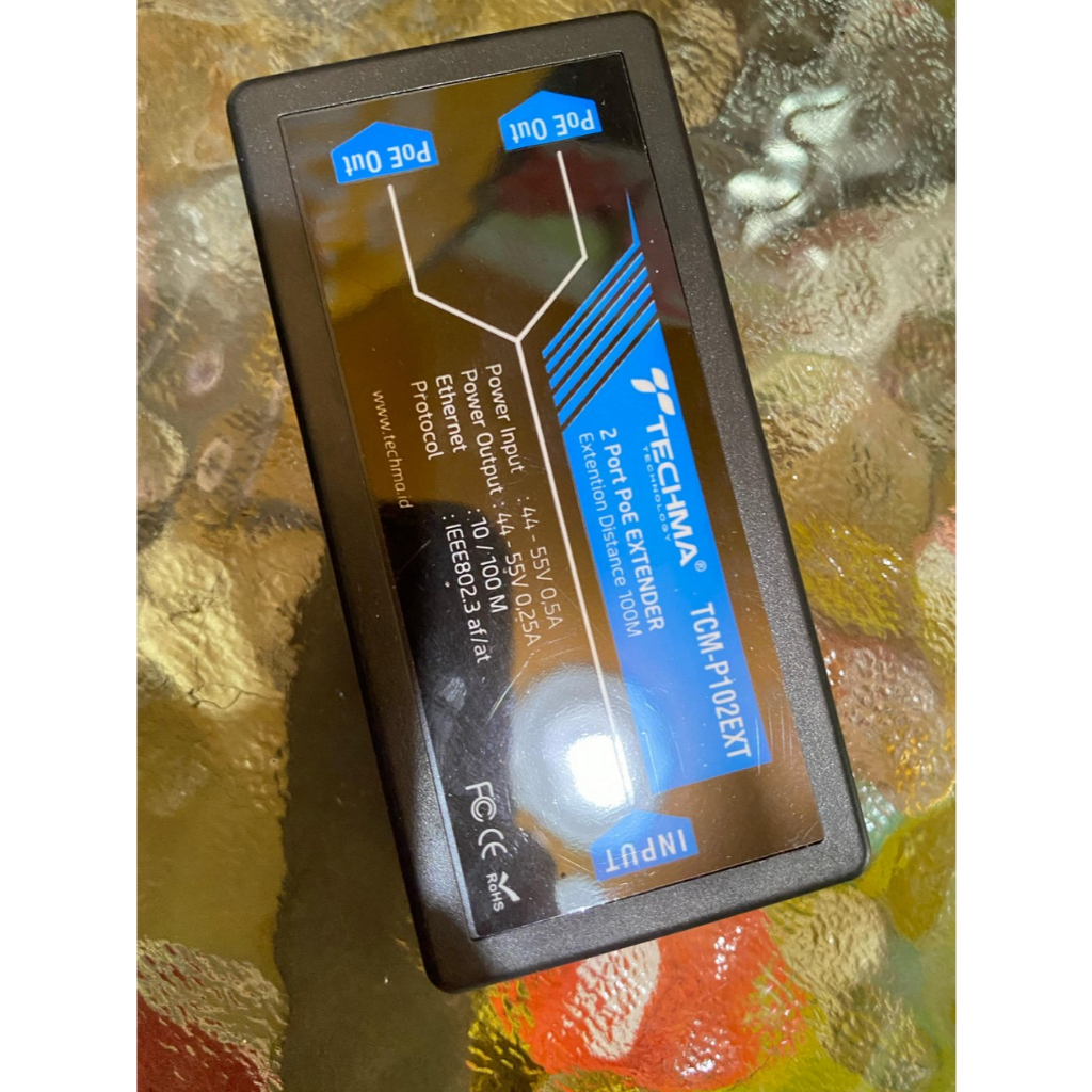 POE EXTENDER & SPLITTER TECHMA