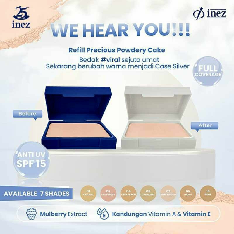 INEZ Refill Precious Powder cake