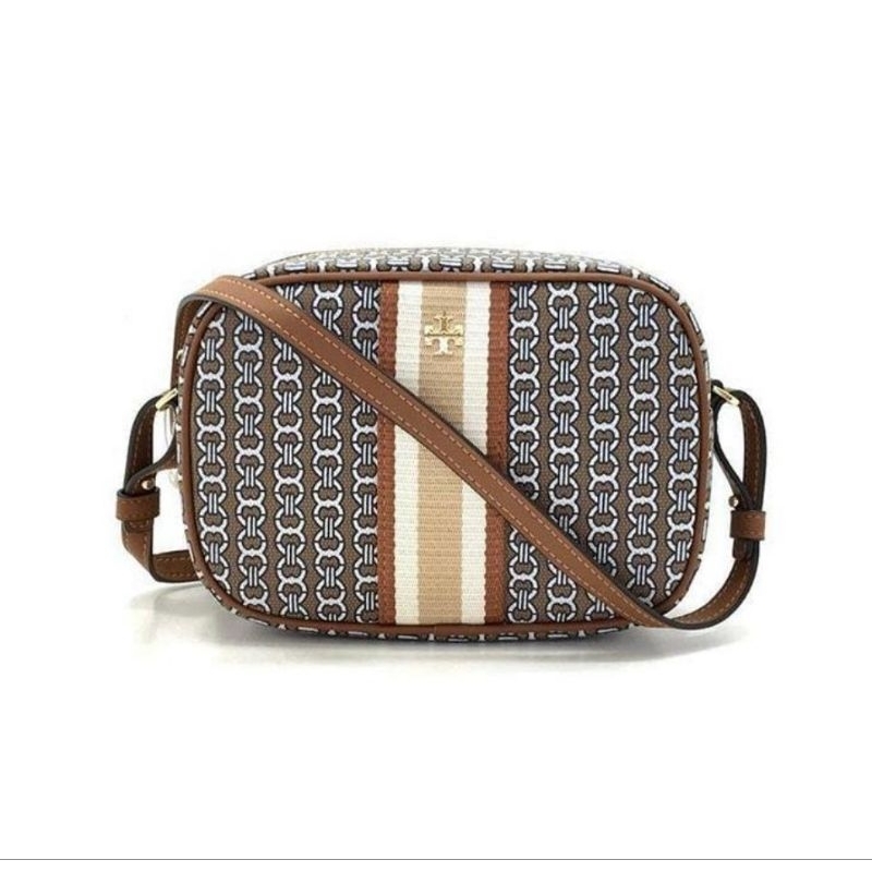 Tory Burch Gemini Link Canvas Mini Sling bag