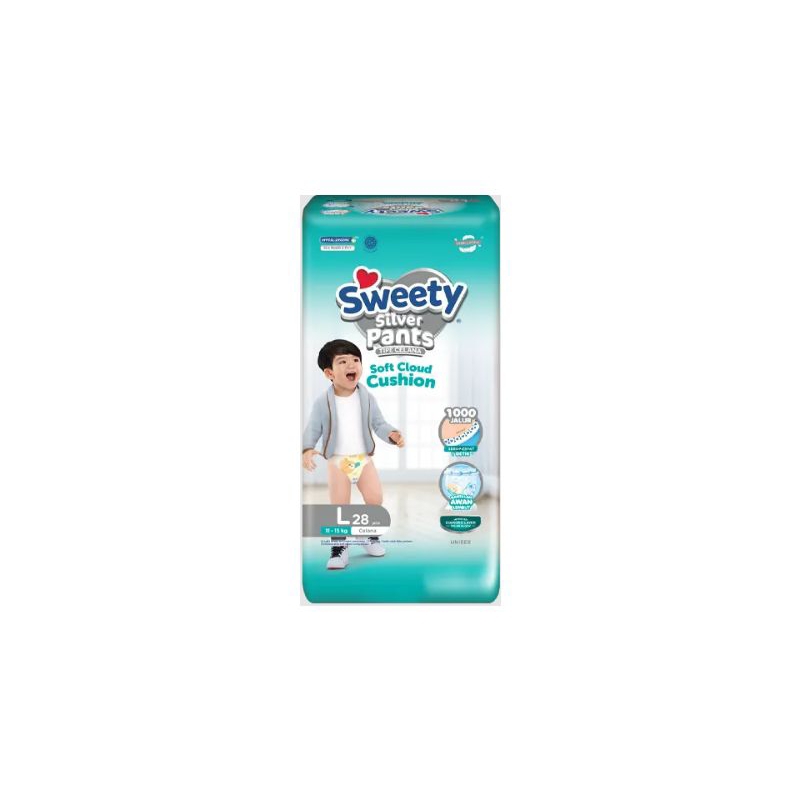 PAMPER SWEETY SILVER PANTS