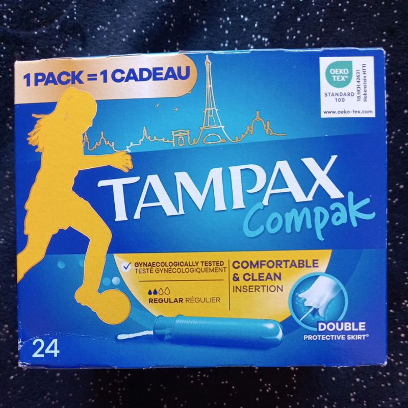 TAMPAX Compak Comfortable Clean Double Protective 24pcs