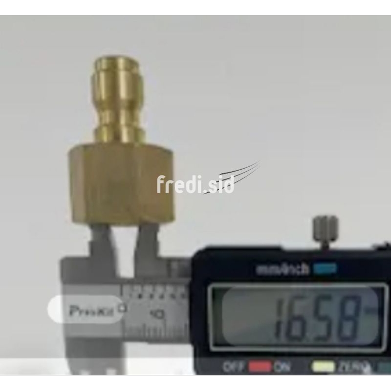 Adaptor Female 1/4 thread M18