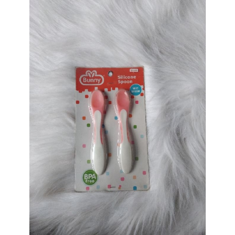 Bunny silicone spoon heat sensor
