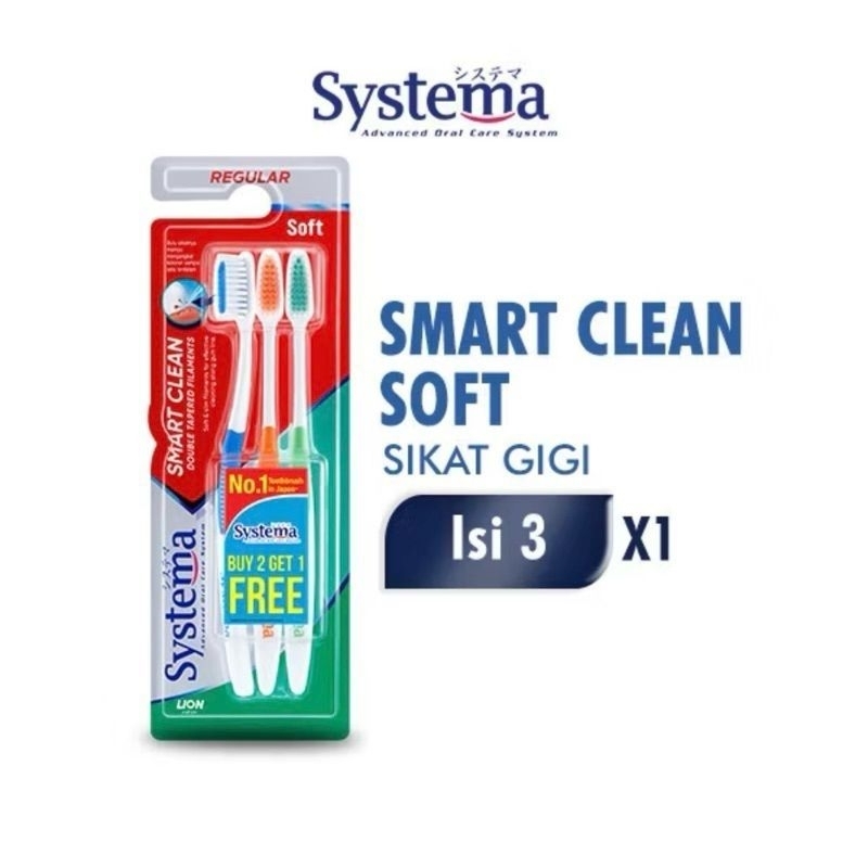Systema sikat gigi isi 3s